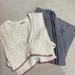 ベスト　デニム　セット売り　 ベストのみ未使用　SM2 ehka sopo