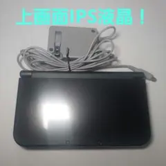【上画面ips液晶】new3dsLL本体 メタリックブラック タッチペン付き