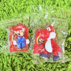 スーパーマリオ　スイングマスコット　マリオ&あかヨッシー　タグ付き未使用