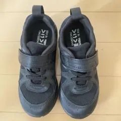 瞬足　そくいく　上履き　外履き兼用シューズ18.5cm 一時間一度着用　黒のサムネイル