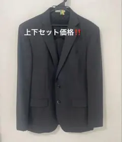 美品　LES MUESスーツ ストライプグレー 上下セットのサムネイル