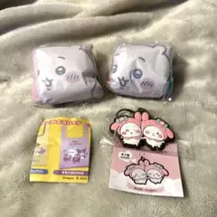 【新品未使用】ちいかわ×サンリオキャラクターズセット　エコバッグ　ラバー