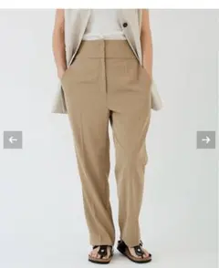 美品☆ デザインハイウエストパンツ　IENA