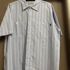 美品！USA製トムブラウン THOM BROWNE ストライプ 半袖シャツ 0 - メルカリ