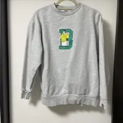 キャラクタープリント クルーネックスウェット グレーのサムネイル
