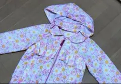 花柄ジャケットピンク