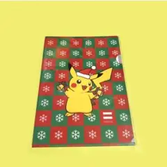 サンタ ピカチュウ クリスマス クリアファイル ソフトバンク ノベルティ 非売品