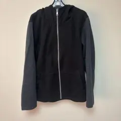 【値下げ】THE SHOP TK フルジップパーカー L ブラック/グレー