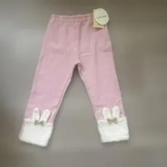 kid's zoo ピンクウサギ耳パンツ 90