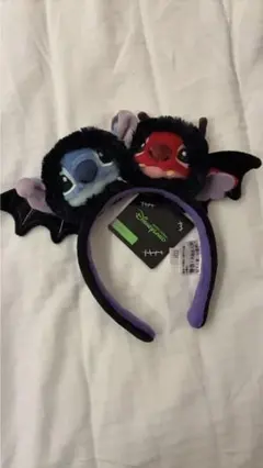 ディズニー カチューシャ スティッチ エンジェル ピンク 美品 廃盤