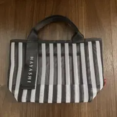 HAYASHI ストライプ トートバッグ 台湾　漁師網バッグ