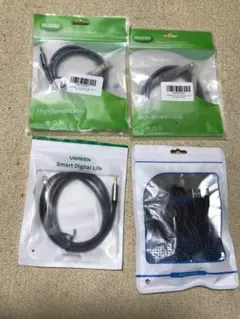 【未使用ケーブル４点セットSHULIANCABLE UGREEN aceyoon