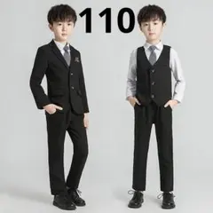 美品　キッズフォーマルスーツ4点セット　110
