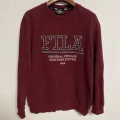FILA フィラ オリジナルヴィンテージ トレーナー S（M〜L相当）