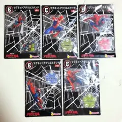 ハッピーくじ『スパイダーマン』E賞 マグネットアクリルスタンド 5種