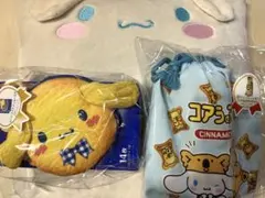 【新品】サンリオ　シナモロール　パース&巾着