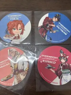 オーバーウォッチ コースター4枚セット