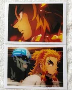 鬼滅の刃 場面写ブロマイドくじ 無限列車編 OP 煉獄杏寿郎 千寿郎