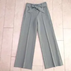 Theory ミントグリーン ワイドパンツ XXS