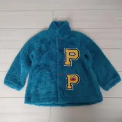 青色 Pロゴ フリースジャケット サイズ110