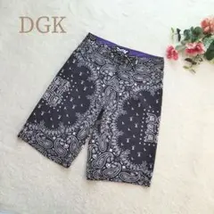 【ディージーケー】メンズ　ペイズリー柄 ショート　パンツ　水着　サイズ28