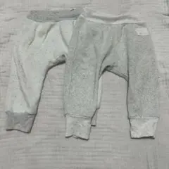 クマポケット付きパンツ 80サイズ 2枚セット
