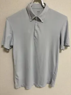 エアリズム ポロシャツ M ライトブルー