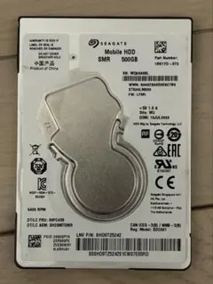 Seagate 500GB 2.5インチ内蔵HDD