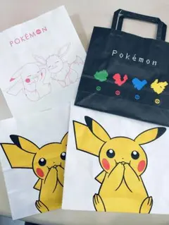 ポケモン　バレンタイン　紙袋セット　ショッパー　限定品