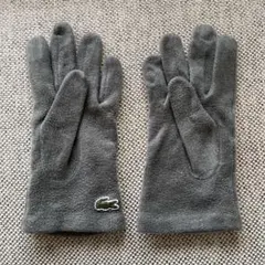 【美品】Lacoste グレー 手袋 レディース