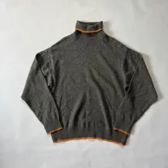 初期 GOOD ENOUGE 裾ラインニット 90s 希少 90s 初期 グッドイナフ basicライン コットンニット