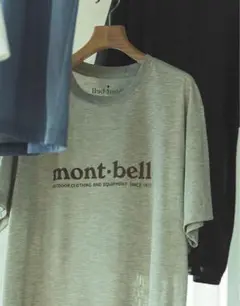 【別注】mont-bell ロゴ プリント Tシャツ Sサイズ