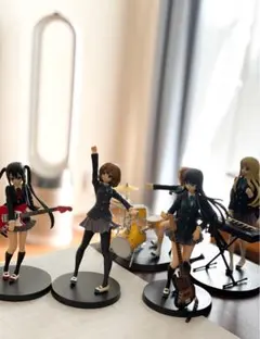 けいおん SQフィギュア 5体セット未開封 Yahoo!オークション - 078)未開封 けいおん SQフィギュア 5体