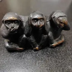 見ざる言わざる聞かざる　サル　ペーパーウェイト