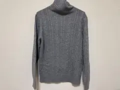 BROWNY STANDARD グレー ケーブルニット S