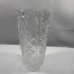 クリスタルガラス 花瓶 フレア型 - メルカリ