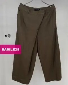 SALE【BASILE28】ワイドパンツ(9号)ブラウン系