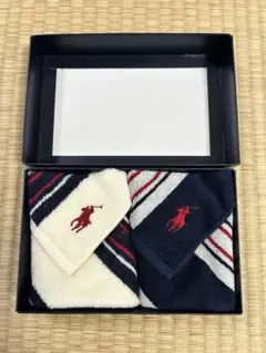 【未使用】Ralph Lauren ハンカチセット ネイビー