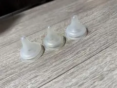 シリコン 哺乳瓶用乳首 3個セット