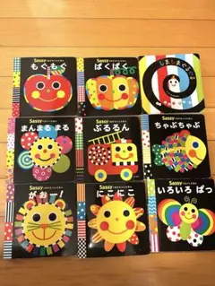 Sassyしましまぐるぐる 絵本 9冊セット