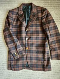 ビンテージ VAN JAC テーラードジャケット　チェック ビンテージ VAN JAC テーラードジャケット チェック