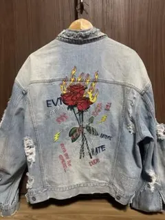 【新品未使用 池袋限定カラー 水色刺繍】即完売 LEGENDA Gジャン 2025年最新】LEGENDA メンズ Gジャン・デニムジャケットの人気