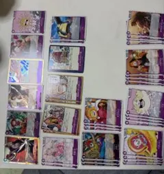 ワンピースカード【受け継がれる意志】紫デッキパーツセットレイリーSR入り