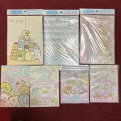 新品未使用　すみっコぐらし　B5ノート3冊、A5ノート2冊、ジッパーバッグ２枚