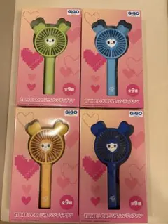 GiGO限定TWICE LOVELYS ハンディファン ツウィ 3個セット - メルカリ