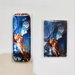 鬼滅の刃 無限列車編 五周年記念 WEBSHOPくじ缶バッジ クリアカード猗窩座