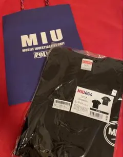 MIU404 メロンパン号 Tシャツ Lサイズ、非売品紙袋