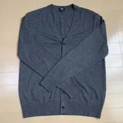 【2/1まで】UNIQLO グレー カーディガン Lサイズ