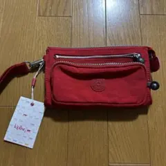Kipling 赤 ポーチ