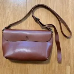 kissora ミニショルダーバッグ　キャメル　本革栃木レザー　レディス